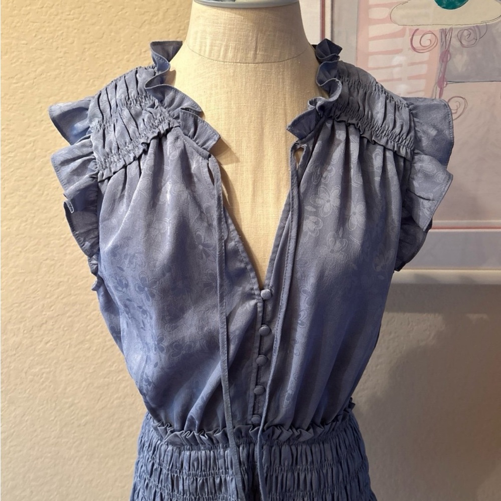 Current Air Ruffled & Smocked Mini Dress - Picture 5 of 12